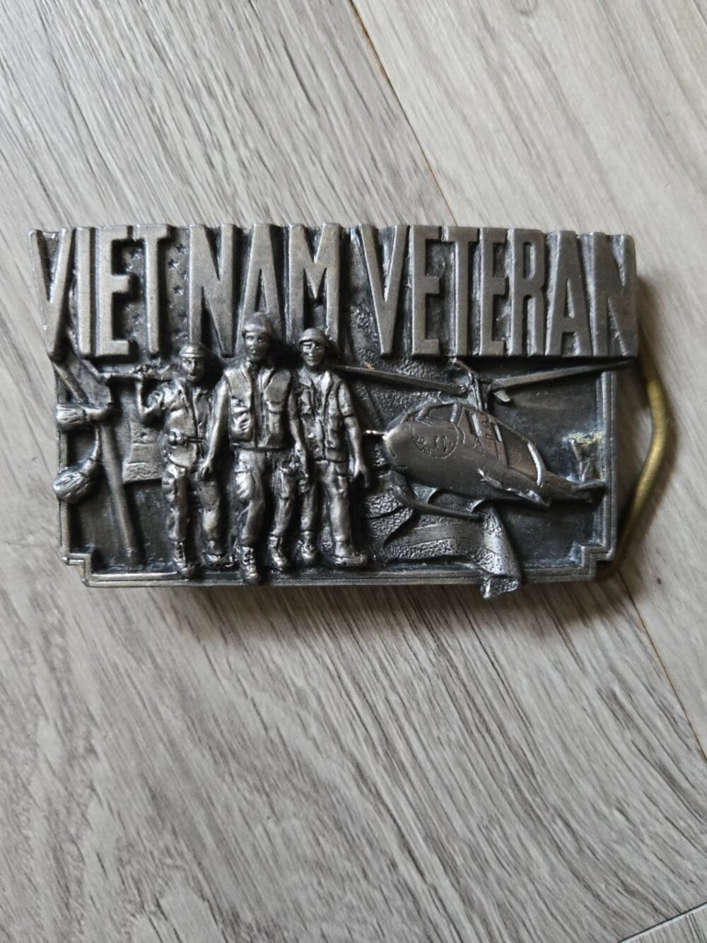 Vietnam Veteran belt buckle
